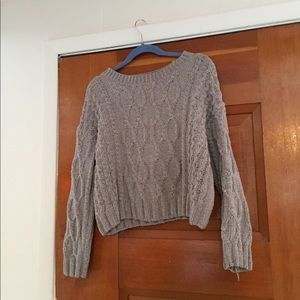 Chunky sweater grey